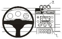 ProClip do Toyota Corolla Verso 04-09 
