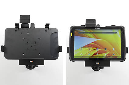 Uchwyt pasywny o wzmocnionej konstrukcji do Zebra ET45 10.0 z blokadą sprężynową.