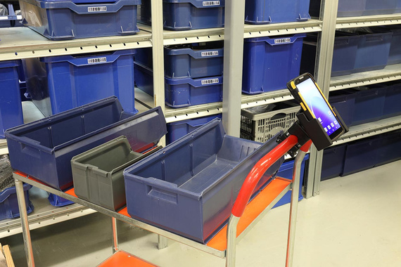 Uchwyt do CipherLab RS38 w gumowym etui