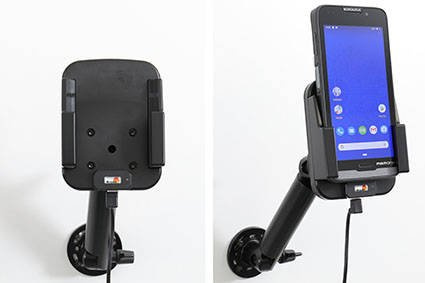 Uchwyt indukcyjny dedykowany do Datalogic Memor 20 z ładowarką samochodową.