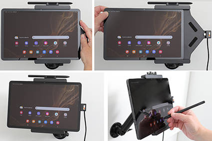 Uchwyt aktywny z kablem USB do Samsung Galaxy Tab S8 SM-X700