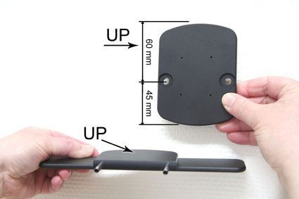 Uchwyt na zagłówek do samochodu | System mocowania do zagłówka zintergowanego dla Volvo S70 / S80 / V60 / V70 / XC60 / XC90