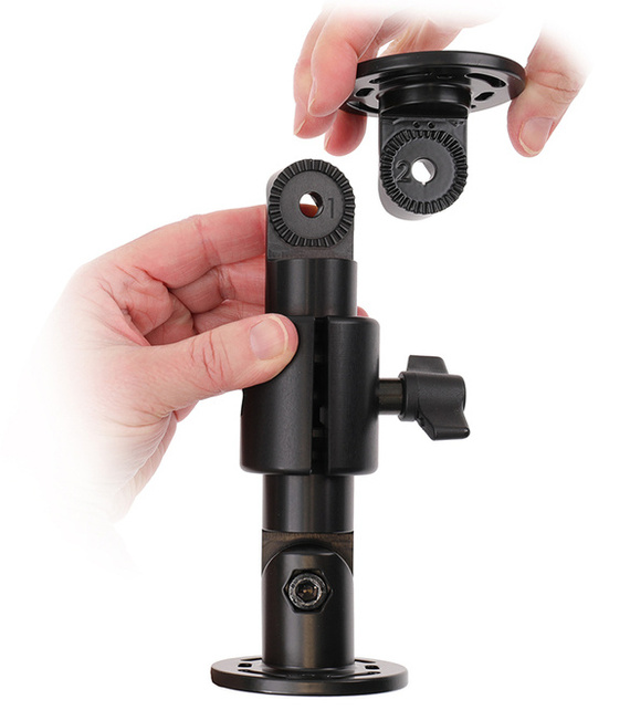 Brodit aluminiowe podwójne ramię montażowe 156 mm o dużej wytrzymałości z pełną regulacją