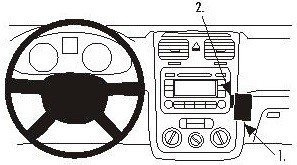 ProClip do Volkswagen Jetta 06-10