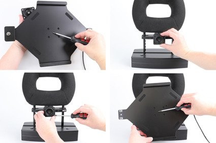 Uchwyt aktywny z kablem USB oraz blokadą na kluczyk do Apple iPad Pro 12.9