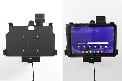 Uchwyt aktywny z blokadą sprężynową do instalacji na stałe do Samsung Galaxy Tab Active 4 Pro SM-T630/SM-T636 w oryginalnym futerale