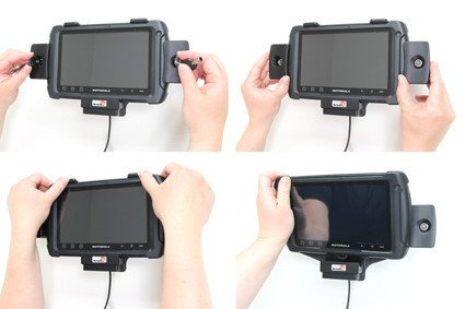 Uchwyt aktywny z blokadą (x2) na kluczyk do Motorola ET1