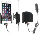 Uchwyt do Apple iPhone 8 Plus z wbudowanym kablem USB oraz ładowarką samochodową