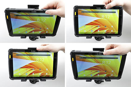 Uniwersalny Uchwyt do Tabletu Brodit | Uchwyt regulowany pasywny do tabletów gołych jak i w futerale o wymiarach: 160-185 mm (szer.), 10-17 mm (grubość)
