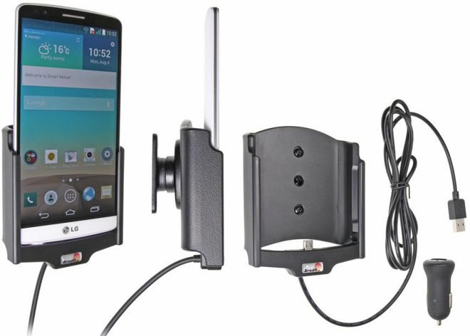 Uchwyt aktywny z kablem USB do LG G3