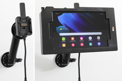 Brodit ochronna obudowa aktywna z kablem USB i ładowarką samochodową do Samsung Galaxy Tab Active 3 z systemem adaptacyjnym Active MultiMoveClip