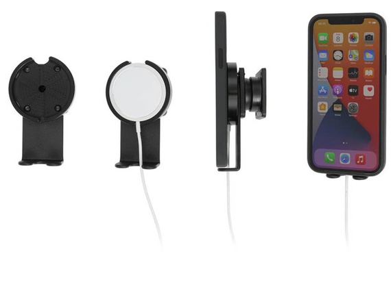 Uchwyt do oryginalnej ładowarki indukcyjnej MagSafe dla Apple iPhone 12 Pro z dolną podporą