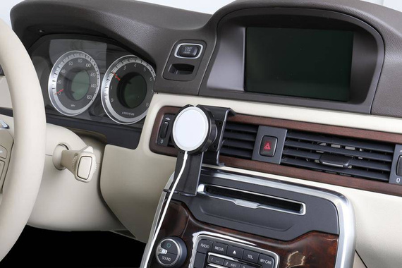 Uchwyt Samochodowy na Ładowarkę Apple MagSafe z Regulowaną Podstawką na Telefon