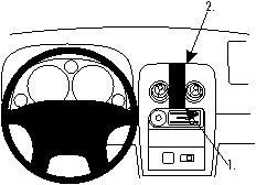 ProClip do Mazda MX 5 94-97