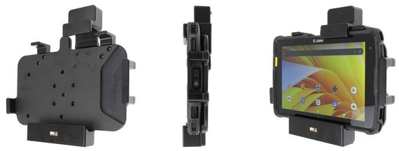 Uchwyt pasywny o wzmocnionej konstrukcji do Zebra ET45 8.0 z blokadą sprężynową.