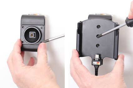 Uchwyt aktywny do instalacji na stałe z magnetyczną końcówką USB do Samsung Galaxy Xcover Pro