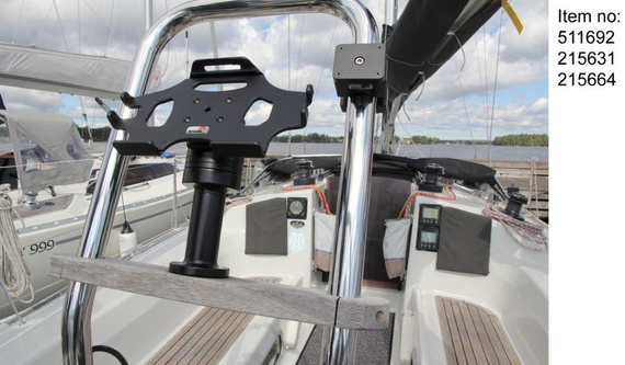 Ramię o długości 181 mm montowane do płaskiej powierzchni