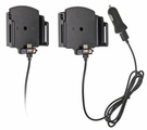 Uchwyt uniwersalny regulowany do smartfonów bez futerału oraz w futerale lub etui o wymiarach: 75-89 mm (szer.), 12-16 mm (grubość) z wbudowanym kablem USB-C oraz ładowarką samochodową