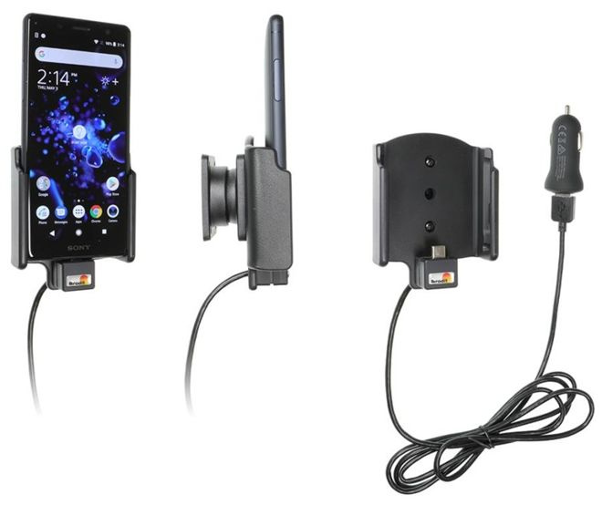 Uchwyt aktywny z kablem USB do Sony Xperia XZ2 Compact