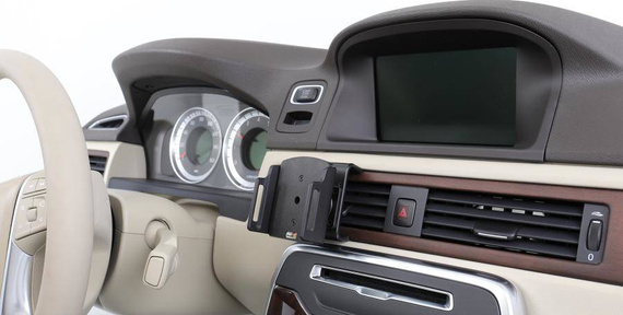 Uchwyt uniwersalny pasywny do iPhone 13 Pro Max bez futerału oraz w futerale lub etui o wymiarach: 75-89 mm (szer.), 6-10 mm (grubość)