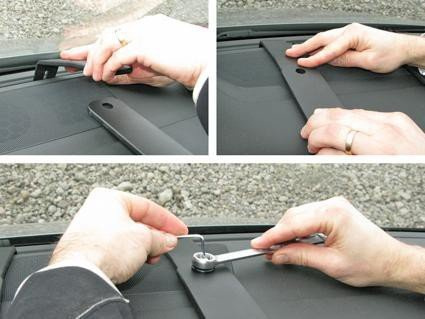 Bardzo mocny, bezinwazyjny wspornik montażowy do Volkswagen Passat 15-19