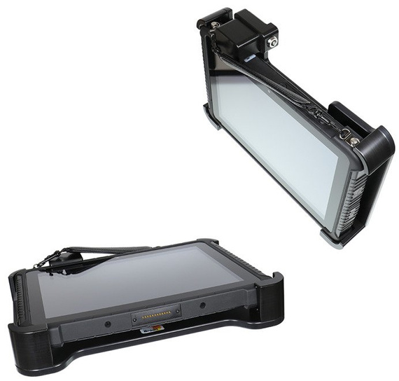 Uchwyt do Logic Instrument K101 G2 z blokadą sprężynową na kluczyk.