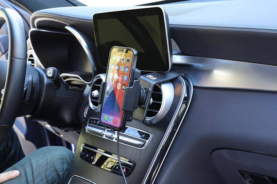 Uchwyt z Ładowarką Indukcyjną do iPhone