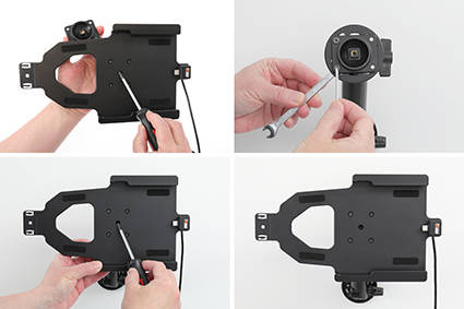 Uchwyt aktywny do Samsung Galaxy Tab Active 3 SM-T570/SM-T575 w oryginalnym futerale z blokadą kluczykową