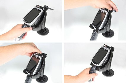 Uchwyt pasywny z dodatkowym zabezpieczeniem do Zebra TC8000