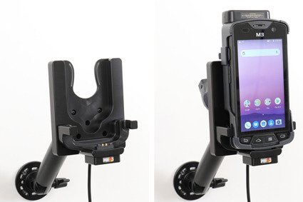 Uchwyt do M3 Mobile SM10/SM15 w wersji pistoletowej z ładowarką samochodową.