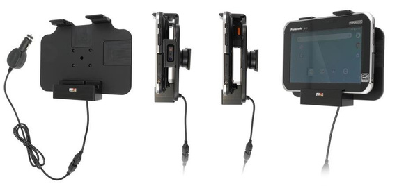Uchwyt aktywny z ładowarką samochodową do Panasonic FZ-L1