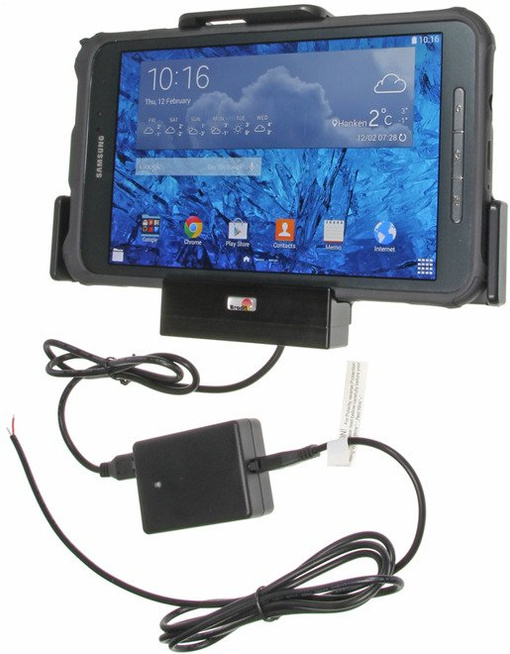 Uchwyt aktywny do instalacji na stałe do Samsung Galaxy Tab Active 8.0 SM-T365 w oryginalnym futerale