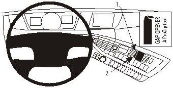 Brodit ProClip uchwyt do Volvo seria FH/FM/NH 2013-2026