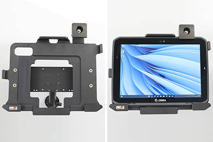 Modułowy uchwyt o wzmocnionej konstrukcji do Zebra ET80 z blokadą kluczykową.