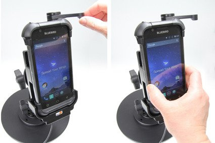 Uchwyt do Bluebird EF500R z wbudowanym kablem USB oraz ładowarką samochodową