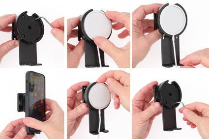 Uchwyt do oryginalnej ładowarki indukcyjnej MagSafe dla Apple iPhone 12 Pro z dolną podporą