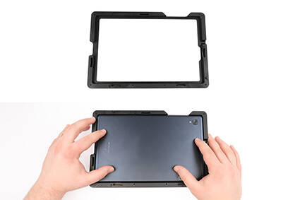 ModTek™ Hard Case Obudowa aktywna do Lenovo Tab K10 TB-X6C6F przetestowana na upadek z wysokości 1,8 m.