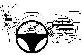 ProClip do Honda Fit 09-14