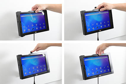 Brodit ochronna obudowa z adapterem Molex do profesjonalnego montażu do Lenovo Tab K10 TB-X6C6F z systemem adaptacyjnym Active MultiMoveClip