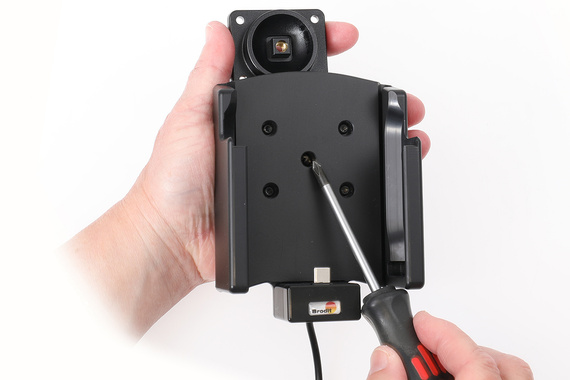 Aktywny uchwyt do stałego montażu na CipherLab RS38 w gumowym etui