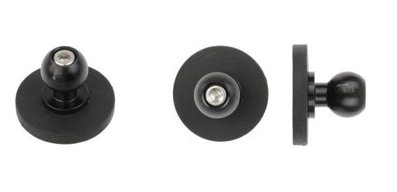 Magnetyczna podstawa BRODIT do montażu urządzeń na wózku widłowym lub stalowym słupie.