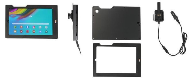 Brodit ochronna obudowa aktywna w wersji z kablem USB i ładowarką samochodową do Samsung Galaxy Tab S5e 10.5 z systemem adaptacyjnym Active MultiMoveClip 