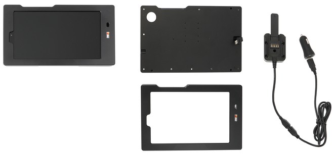 Brodit ochronna obudowa z adapterem Molex do profesjonalnego montażu do Lenovo Tab M8 HD TB-8505XC z systemem adaptacyjnym Active MultiMoveClip 