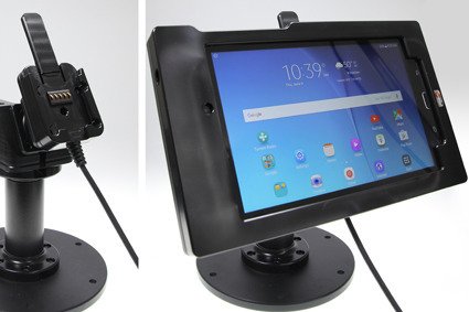 Brodit ochronna obudowa aktywna w wersji z adapterem Molex do profesjonalnego montażu do Samsung Galaxy Tab E 8.0 z systemem adaptacyjnym Active MultiMoveClip 