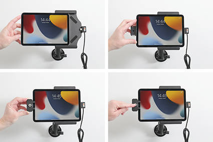 Brodit uchwyt samochodowy do Apple iPad Mini 6 aktywny do instalacji na stałe z blokadą kluczykową
