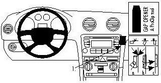 ProClip do Audi A3 07-12