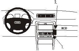 ProClip do Audi S4 Cabriolet 02-07