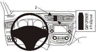 ProClip do Nissan Qashqai 14-17