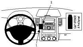 ProClip do Nissan X-Trail 08-13