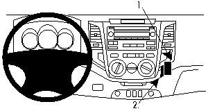 ProClip do Toyota HiLux 12-16